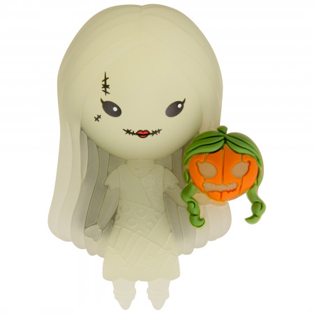 Sally with A Pumpkin Head Glow in The Dark 3D Foam Magnet
